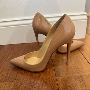 Christian Louboutin Patent Nude Heels